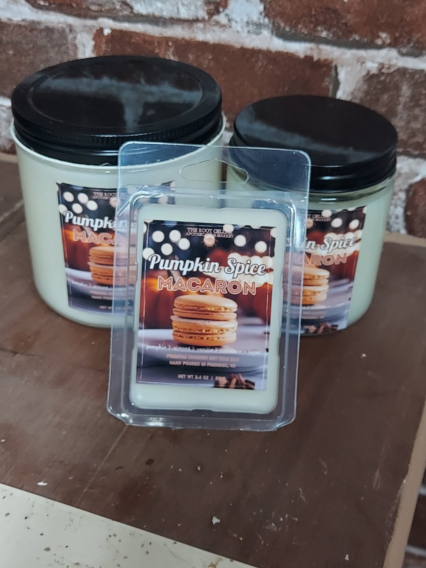 Pumpkin Spice Macaron Candle