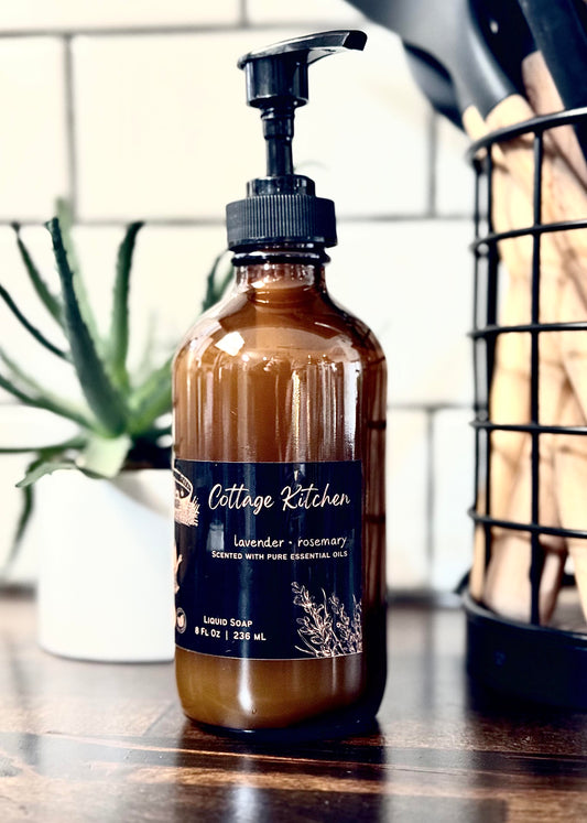 Liquid Soap 8 Oz Cottage Kitchen Scent